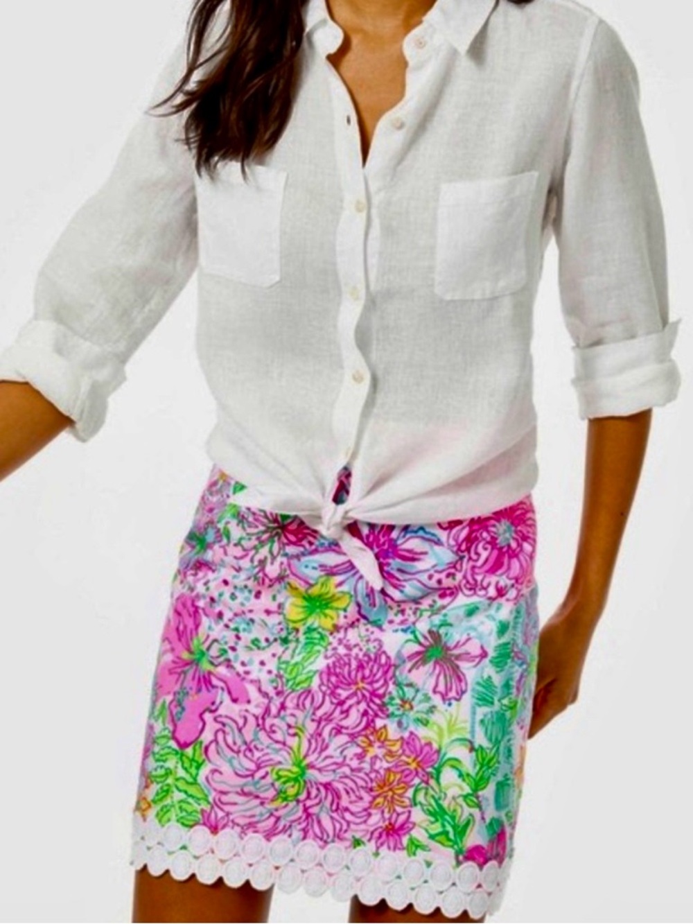 Lilly Pulitzer Izzy Skirt Multi Paradise Found